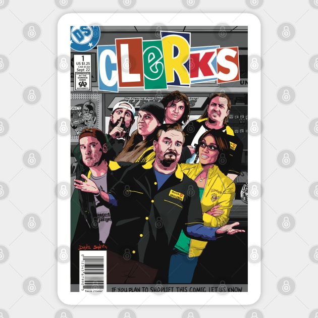 Clerks Magnet by Art And Soul